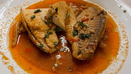 חריימה טריפוליטאית עם דג אמנון
