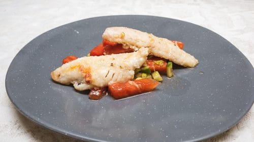 פילה ברבוניה צרוב עם סלסת אבטיח